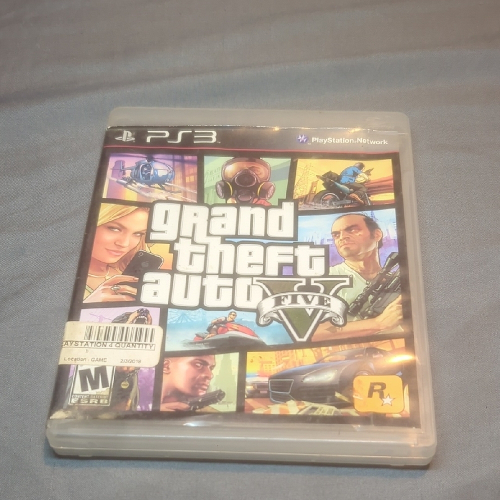Grand Theft Auto V for PS3 - Black Case